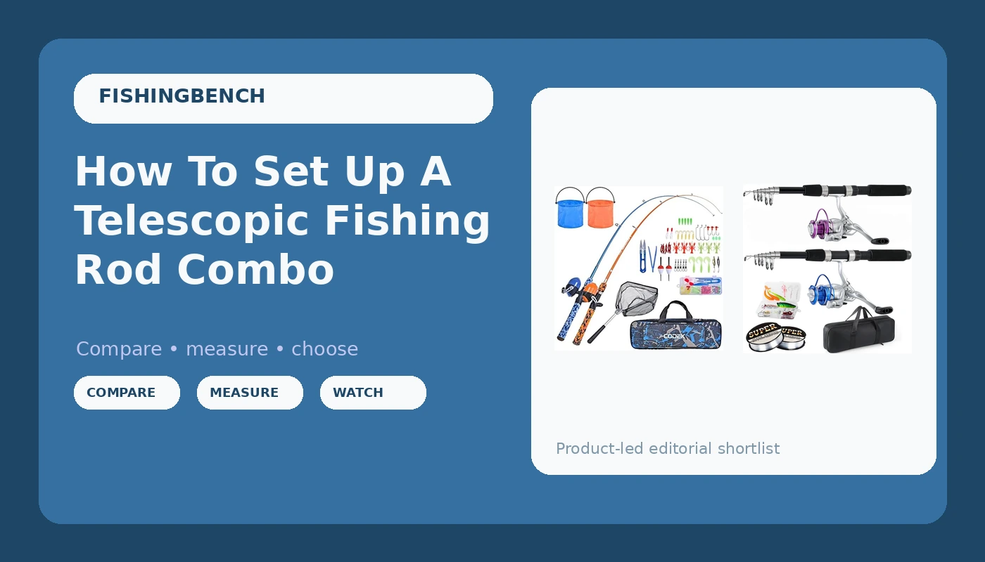 How To Set Up A Telescopic Fishing Rod Combo