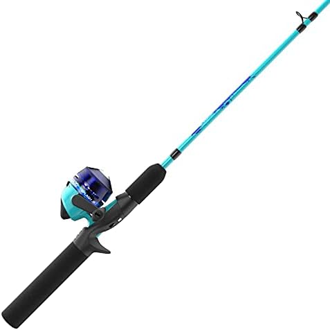 Zebco Kids Splash Jr. Spincast Reel and Fishing Rod Combo, 4-Foot 2-Piece Fishing Pole, Right-Hand Retrieve, Pre-Spooled with 6-Pound Cajun Line
