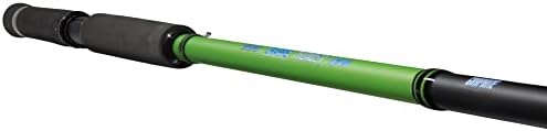 Lew's Crappie Thunder Jigging Fishing Rod, Medium Light Power, Fast Action, Premium Multi-Piece Graphite Blank, EVA Foam Handle, Crappie Thunder Green