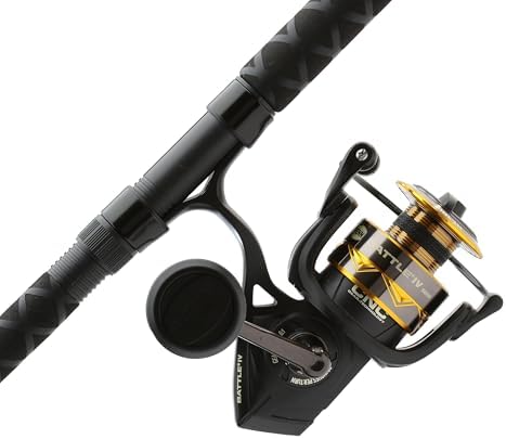 Penn Battle IV Spinning Reel and Fishing Rod Combo