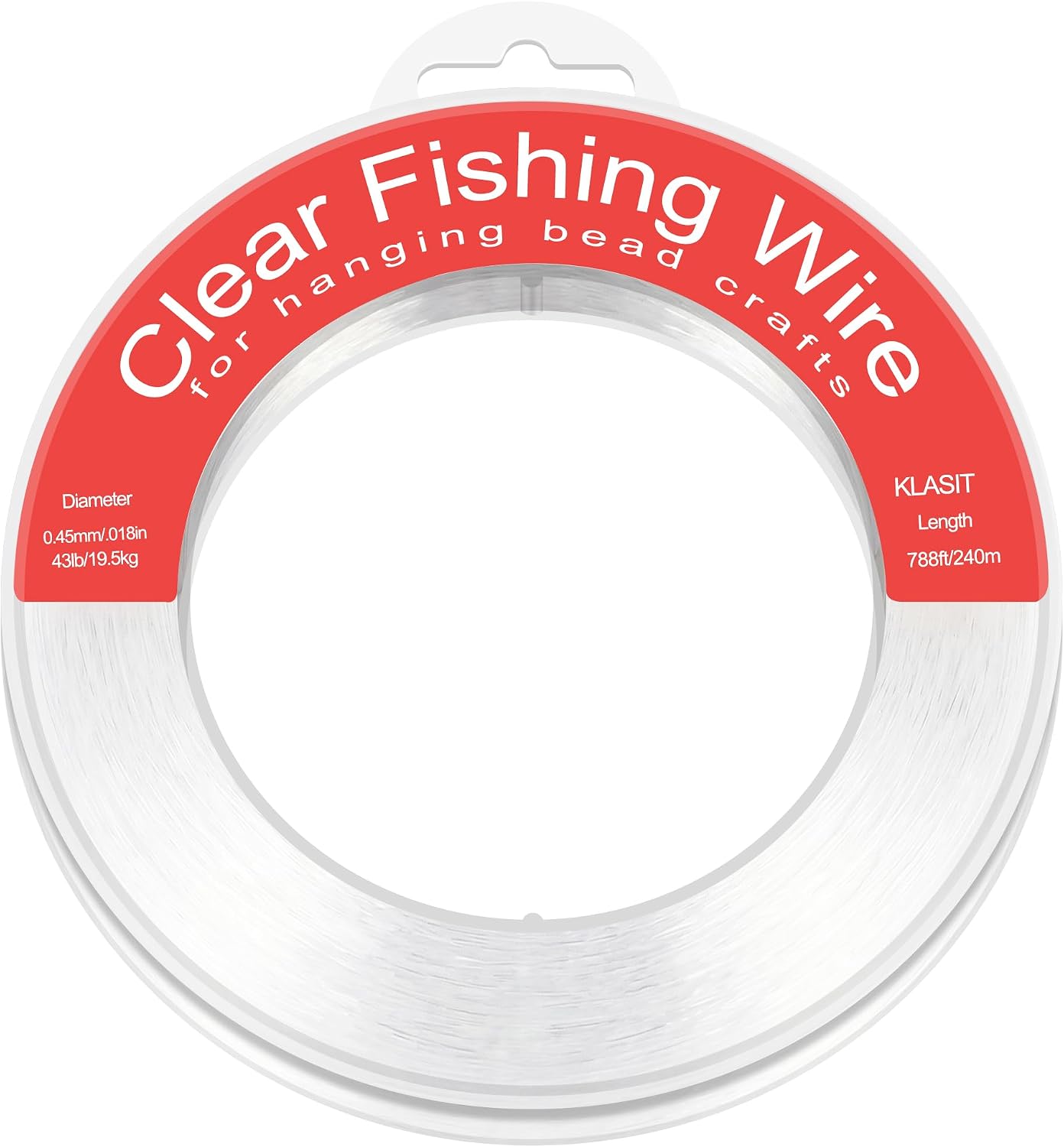 KLASIT Fishing Line 788FT,Invisible Monofilament Fishing Wire